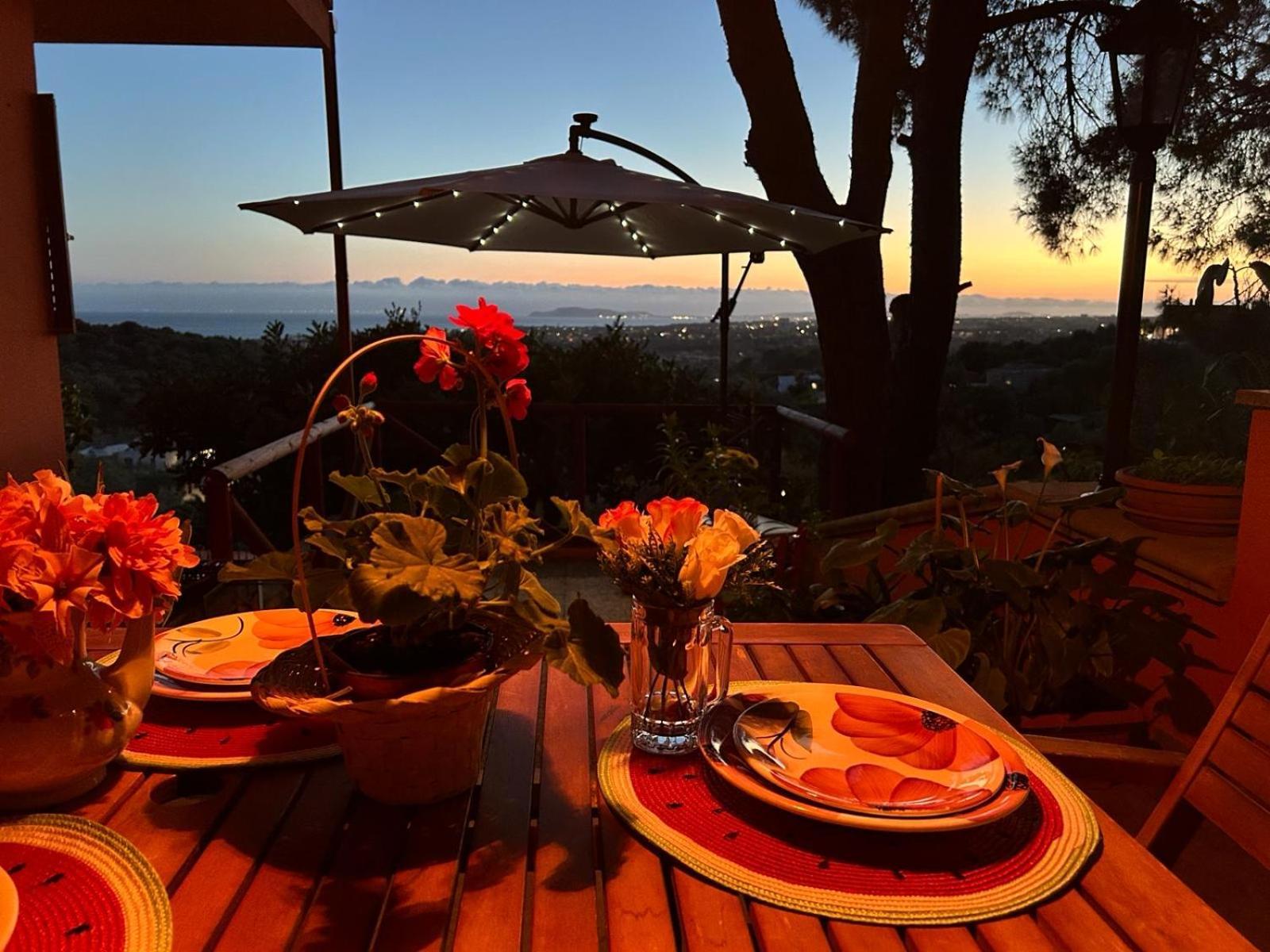 Villa Con Giardino Vista Mare Capitana Extérieur photo